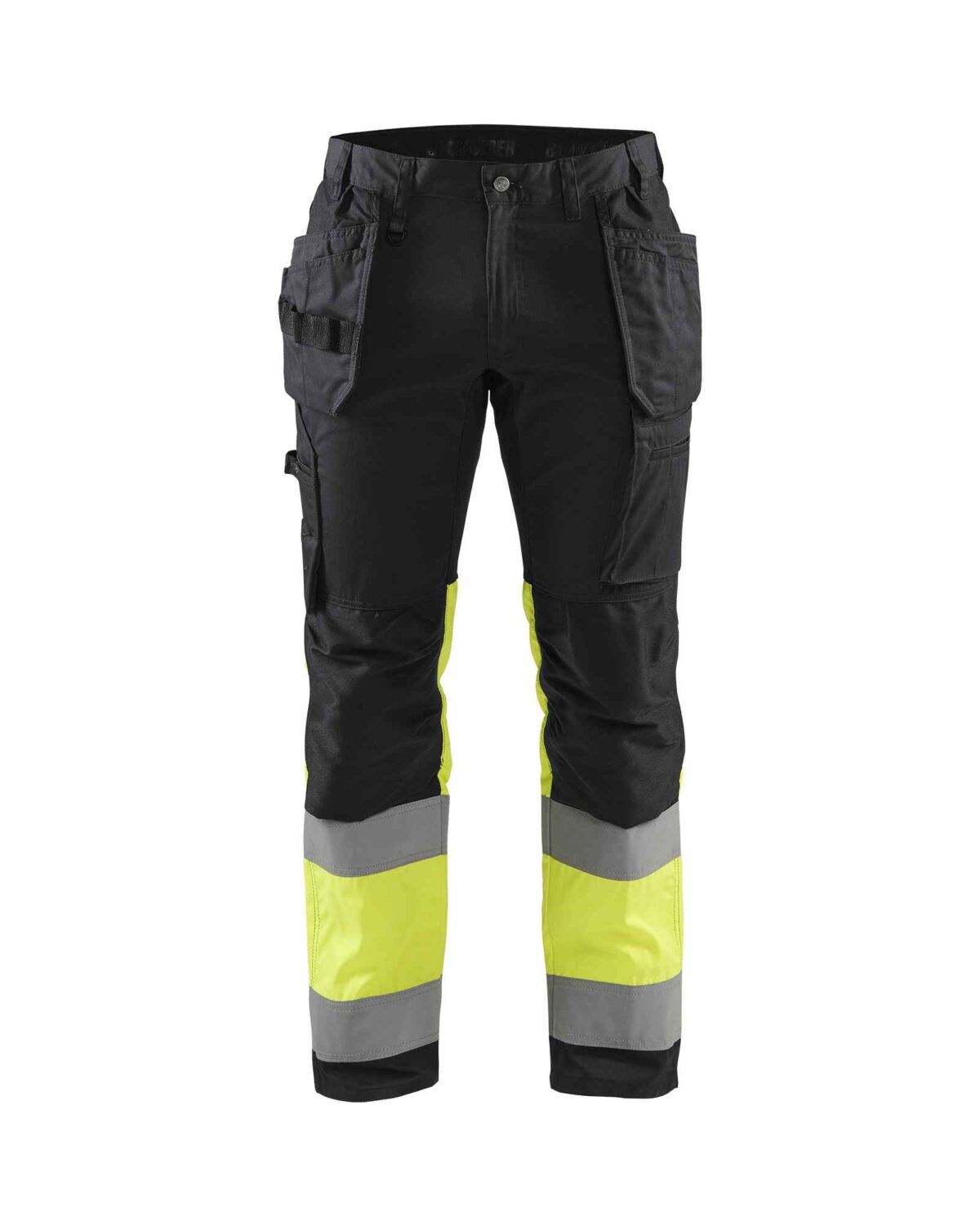 15581811 Blaklader High Vis werkbroek met stretch - Blaklader - Broeken en shorts, Werkbroeken met spijkerzakken