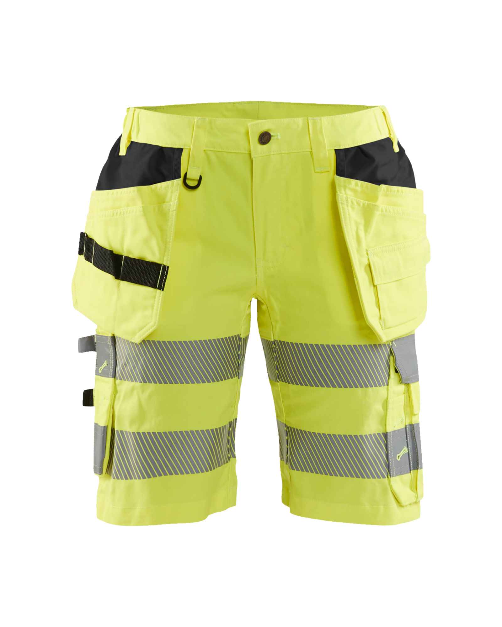 Blåkläder Damesshort High Vis met stretch - Blaklader - Broeken en shorts, Werkshorts met spijkerzakken