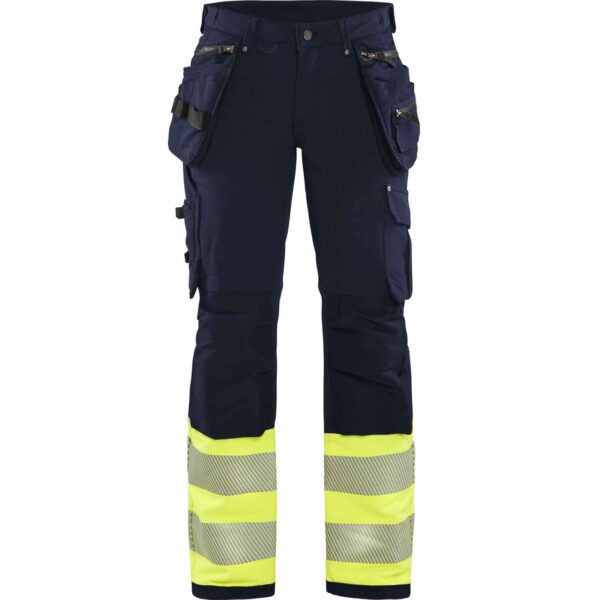 Blåkläder Dames High Vis werkbroek 4-weg stretch - Blaklader - Broeken en shorts, Werkbroeken