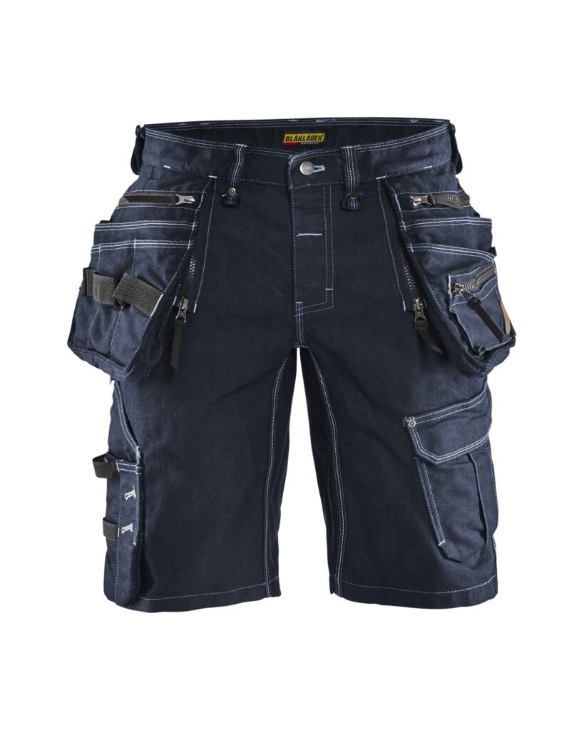 Blåkläder Short denim stretch X1900 - Blaklader - Broeken en shorts, Werkshorts