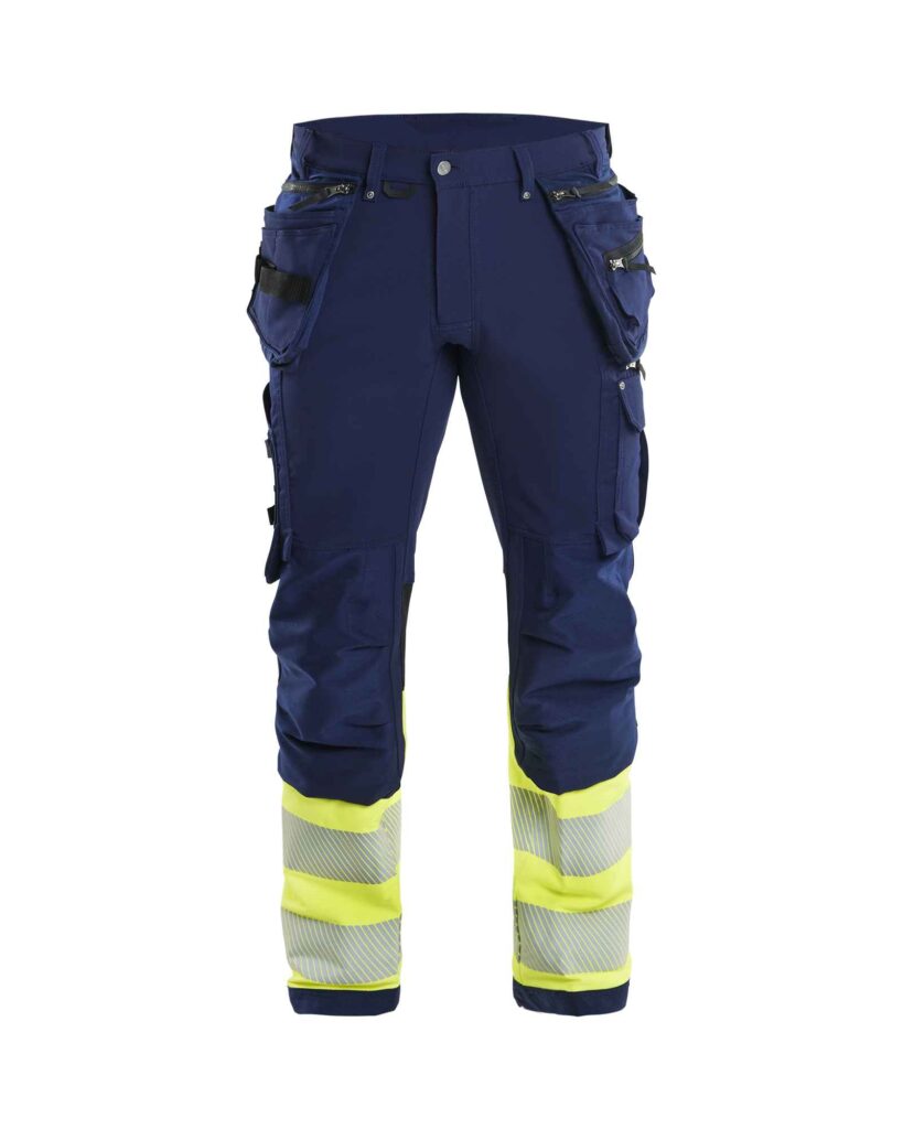 Blåkläder High Vis 4-weg-stretch werkbroek - Blaklader - Broeken en shorts, Werkbroeken