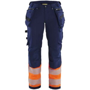 Blåkläder Dames High Vis werkbroek 4-weg stretch - Blaklader - Broeken en shorts, Werkbroeken