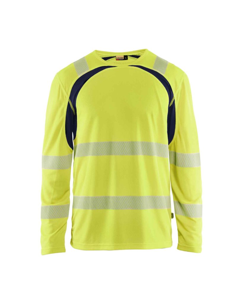 Blåkläder UV-T-shirt lange mouwen High Vis - Blaklader - T-shirts en polo's, T-shirts met lange mouwen