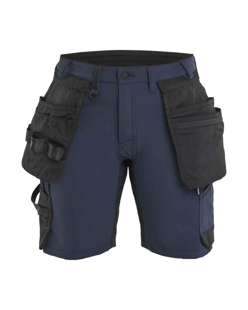 Blåkläder Dames short 4-weg stretch - Blaklader - Broeken en shorts, Werkshorts met spijkerzakken