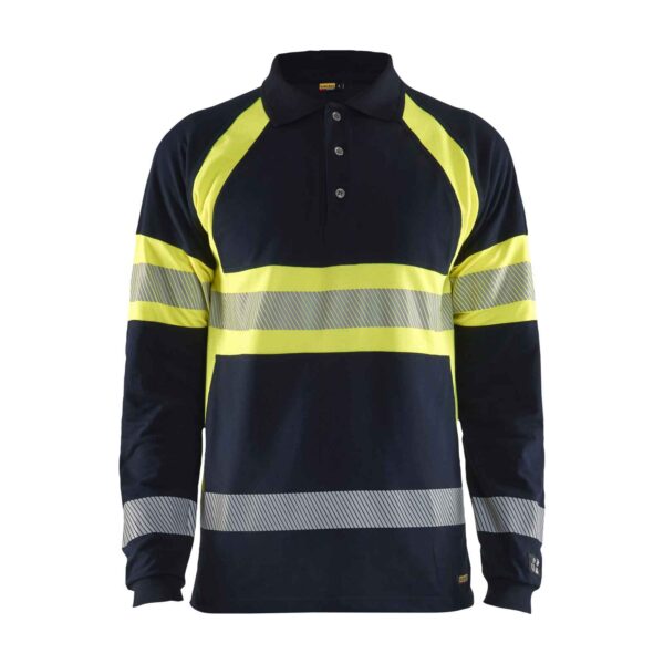 Blåkläder Multinorm polo piqué lange mouw - Blaklader - T-shirts en polo's, Polo's met lange mouwen