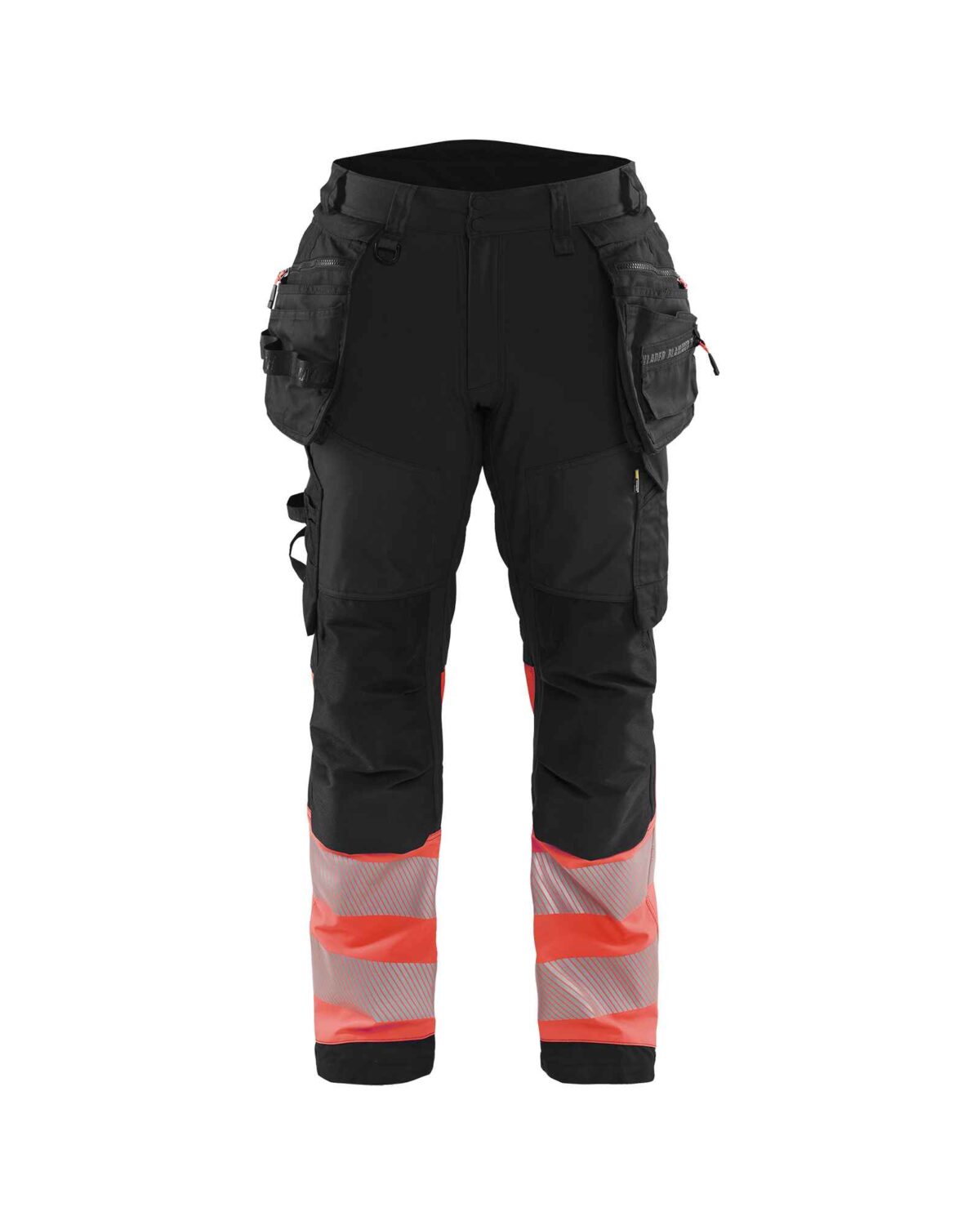 Blåkläder Softshell Werkbroek High Vis - Blaklader - Broeken en shorts, Werkbroeken met spijkerzakken