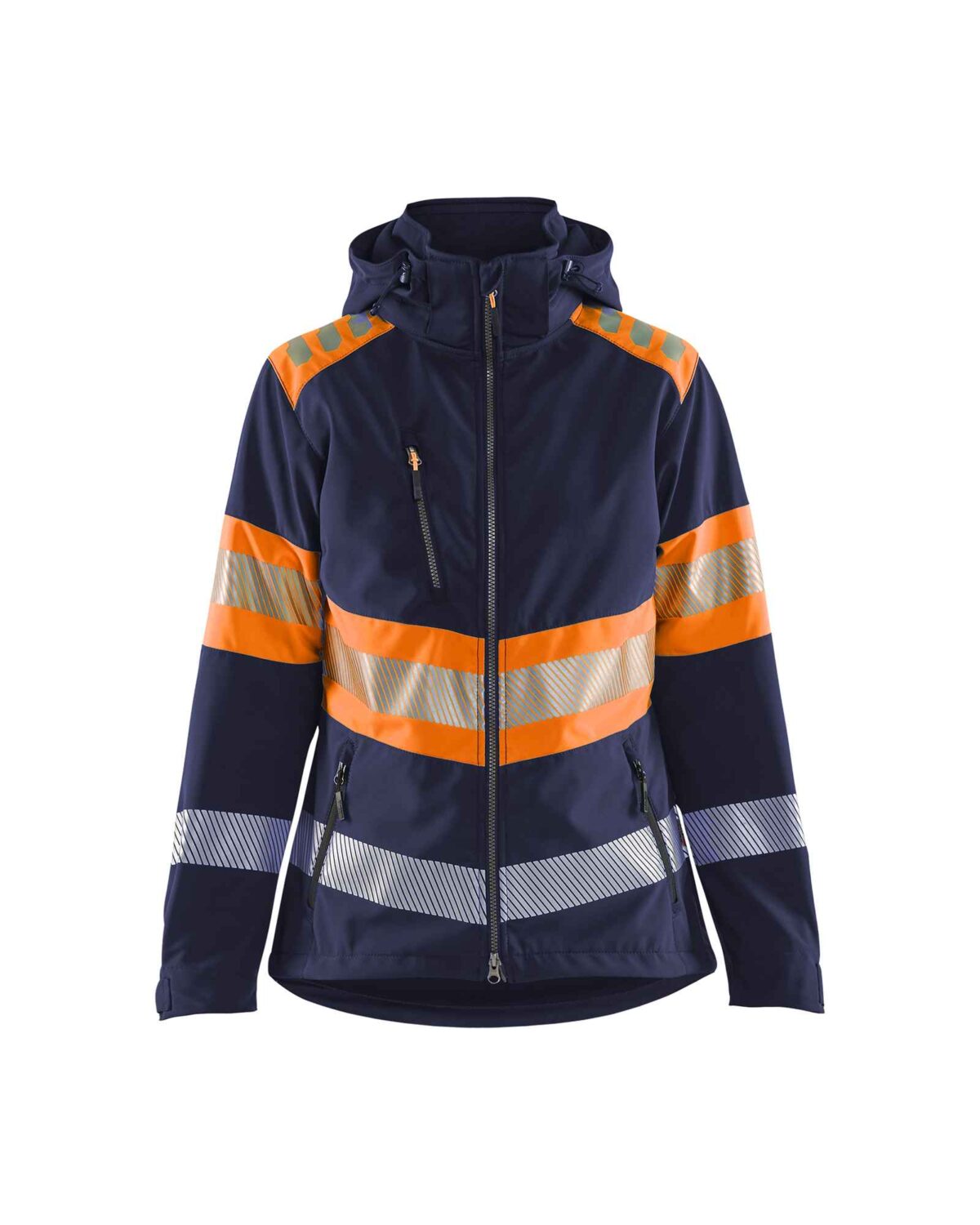 Blåkläder Dames Softshell Jack High Vis - Blaklader - Jassen en bodywarmers, Softshell werkjassen