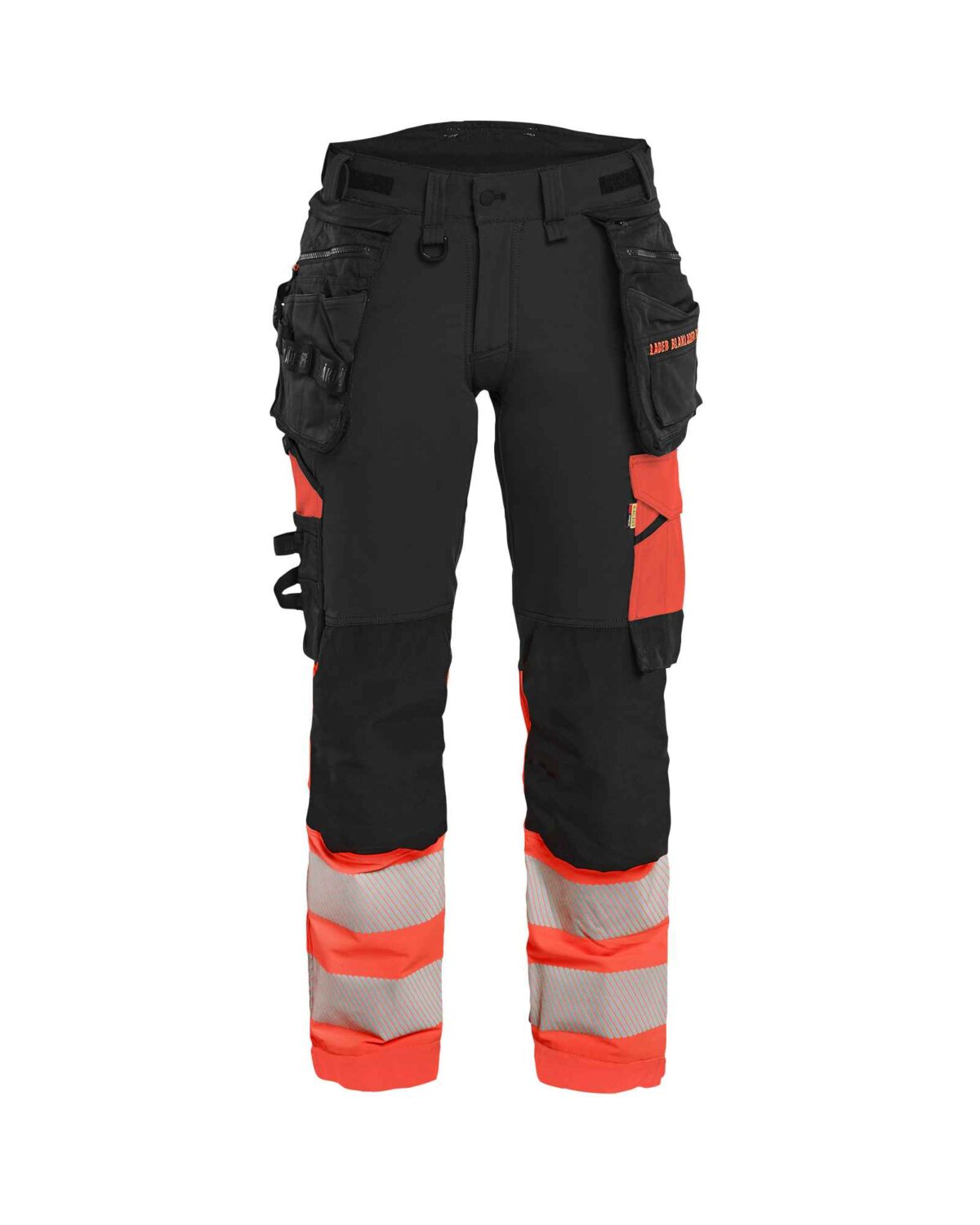 Blåkläder Dames High Vis werkbroek 4-weg stretch - Blaklader - Broeken en shorts, Werkbroeken met spijkerzakken