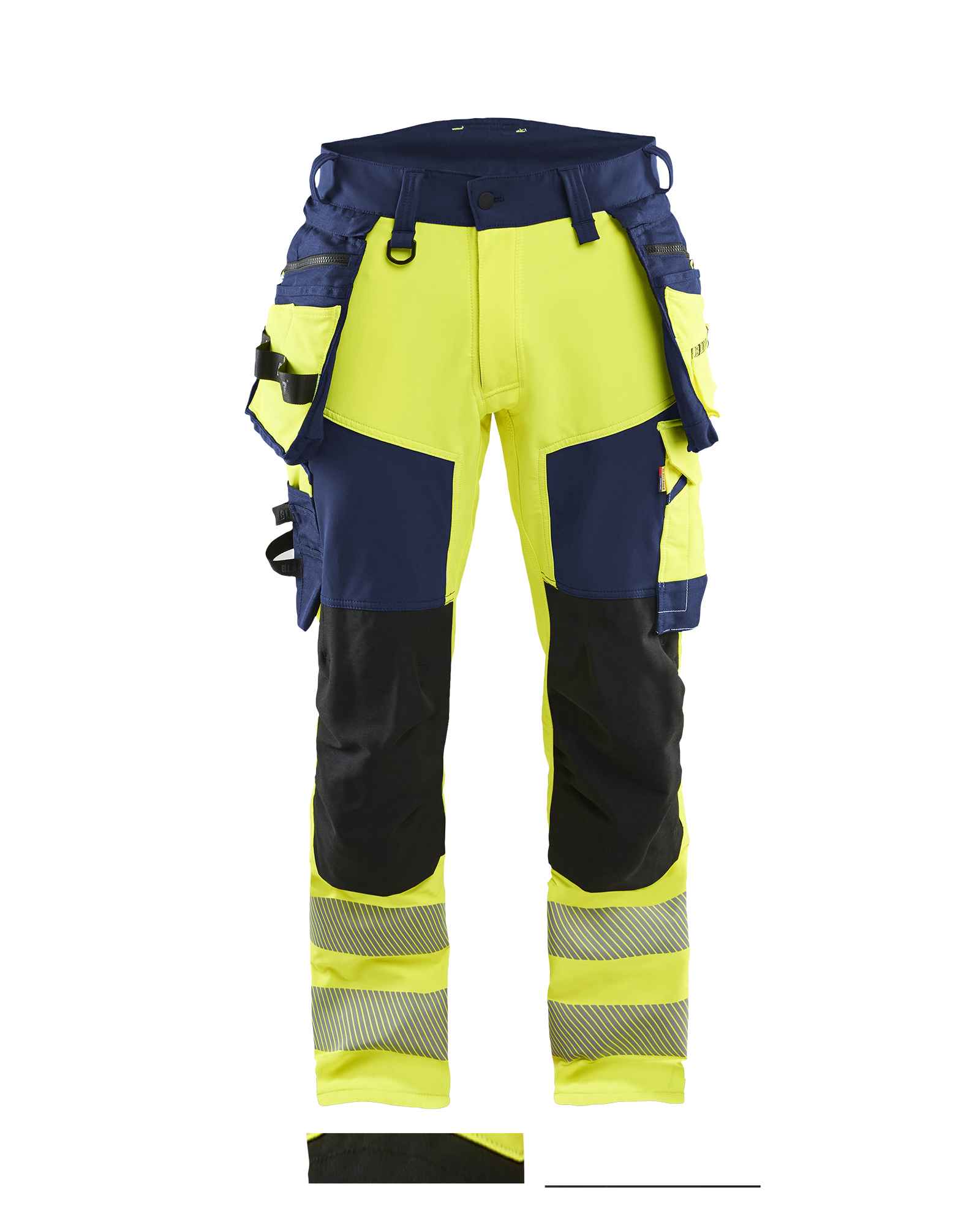 Blåkläder High Vis werkbroek 4-weg stretch - Blaklader - Broeken en shorts, Werkbroeken met spijkerzakken
