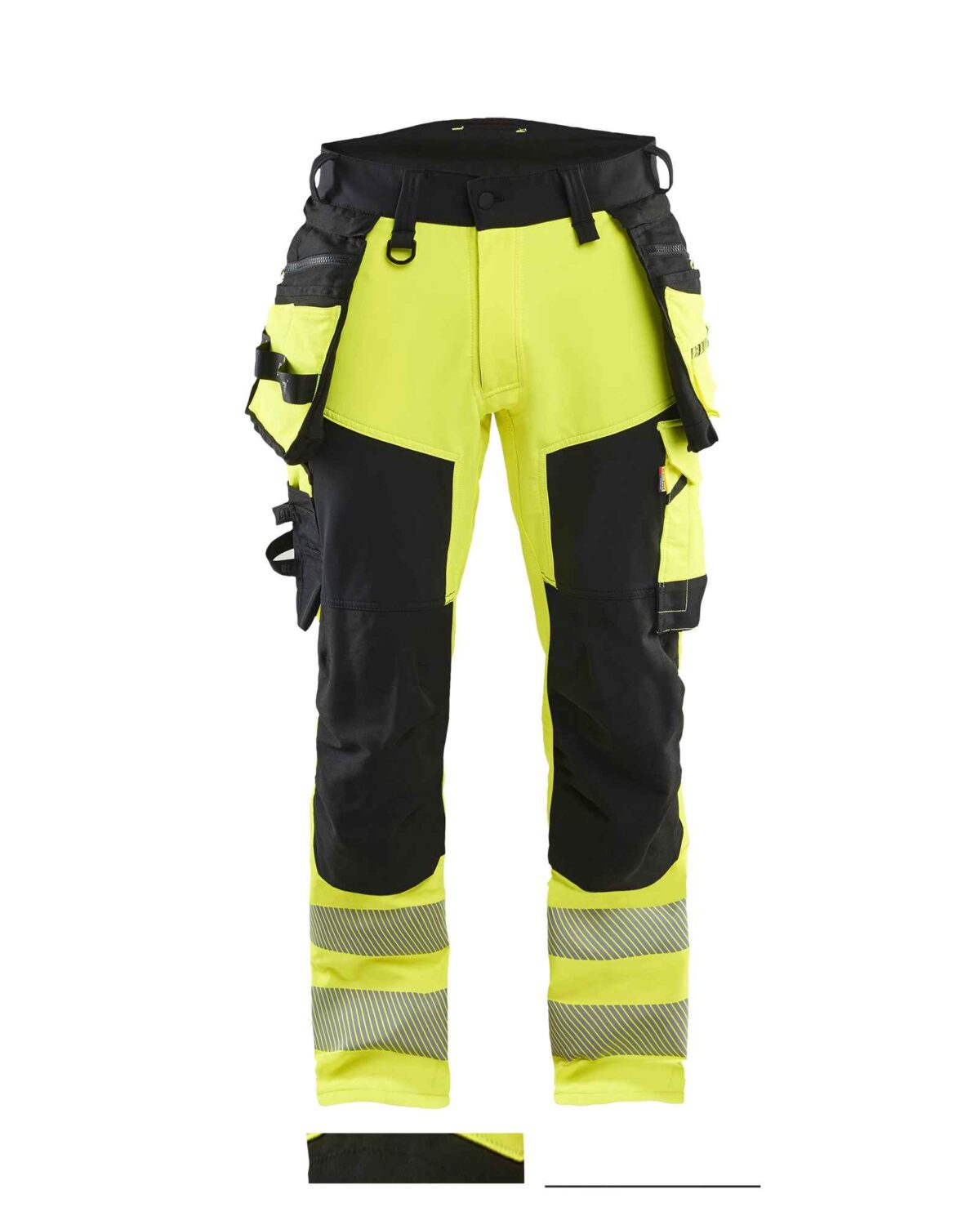 Blåkläder High Vis werkbroek 4-weg stretch - Blaklader - Broeken en shorts, Werkbroeken met spijkerzakken