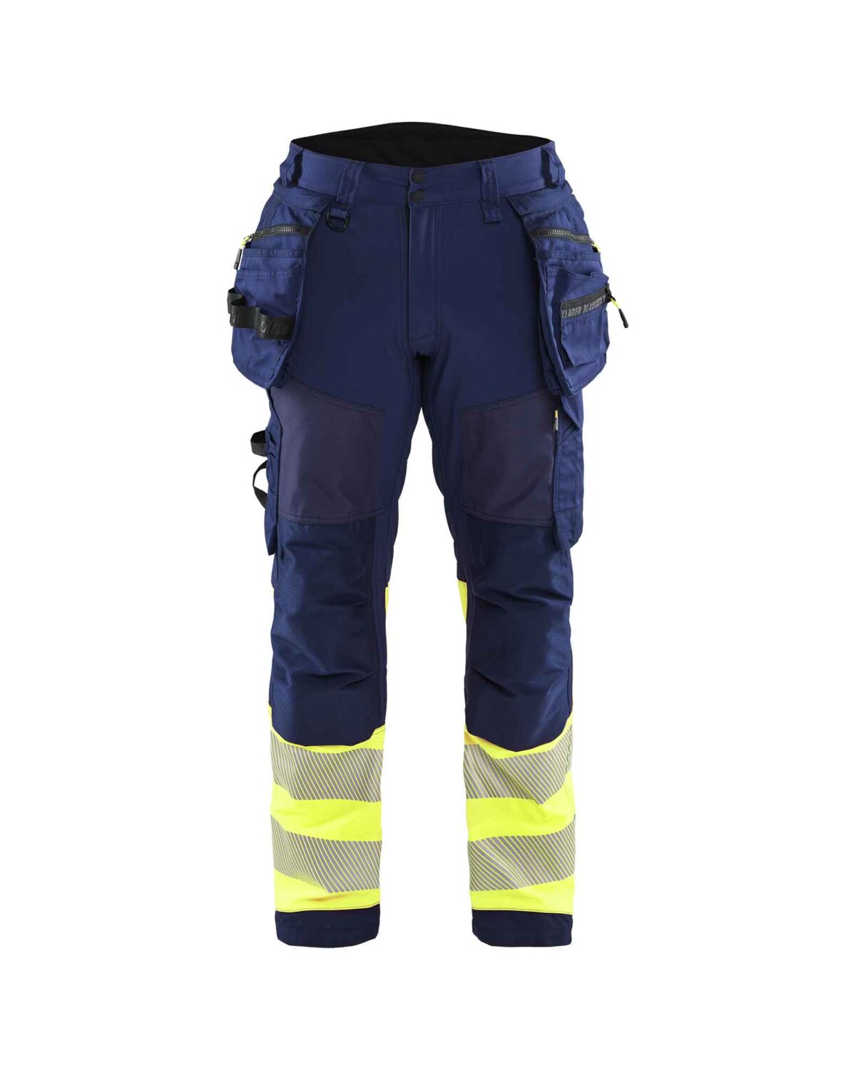 Blåkläder Softshell Werkbroek High Vis - Blaklader - Broeken en shorts, Werkbroeken met spijkerzakken