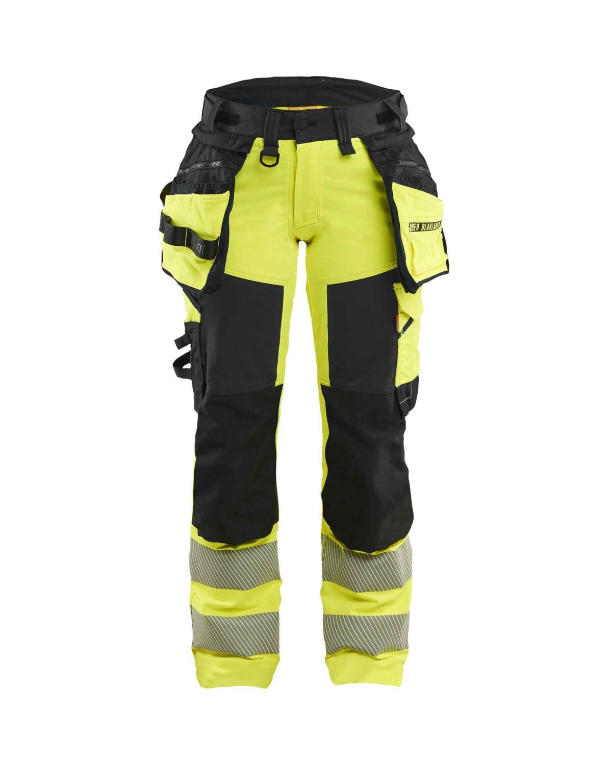 Blåkläder Dames High Vis werkbroek 4-weg stretch - Blaklader - Broeken en shorts, Werkbroeken met spijkerzakken