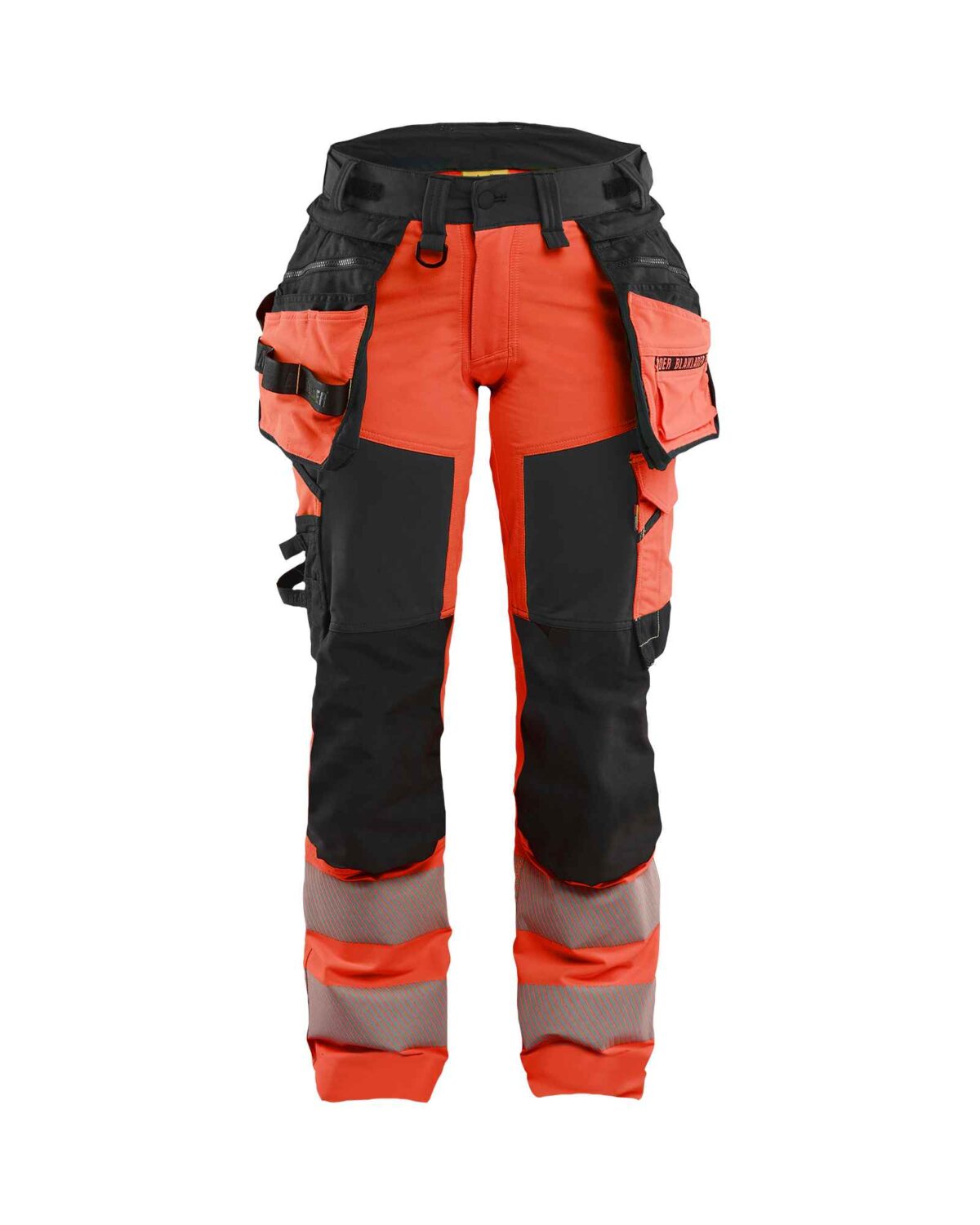 Blåkläder Dames High Vis werkbroek 4-weg stretch - Blaklader - Broeken en shorts, Werkbroeken met spijkerzakken