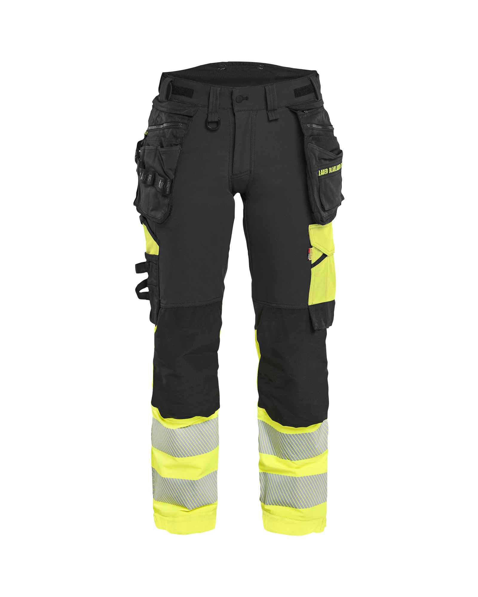 Blåkläder Dames High Vis werkbroek 4-weg stretch - Blaklader - Broeken en shorts, Werkbroeken met spijkerzakken