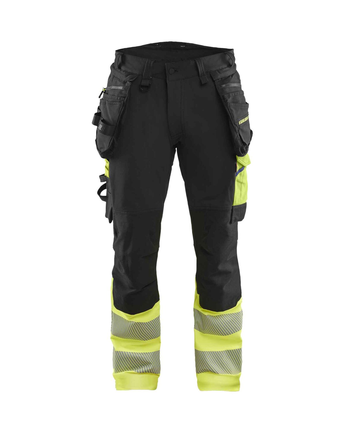 Blåkläder High Vis werkbroek 4-weg stretch - Blaklader - Broeken en shorts, Werkbroeken met spijkerzakken