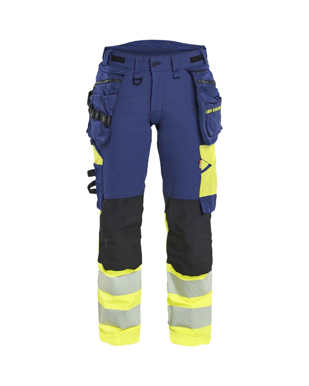 Blåkläder Dames High Vis werkbroek 4-weg stretch - Blaklader - Broeken en shorts, Werkbroeken met spijkerzakken
