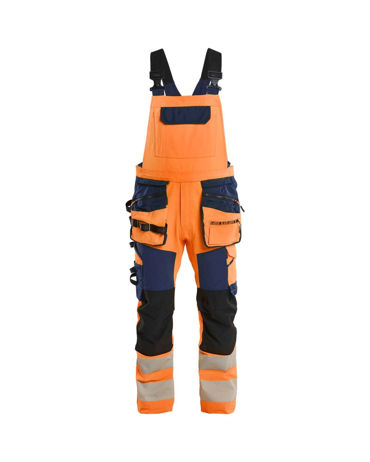 Blåkläder High Vis Bretelbroek 4-weg stretch - Blaklader - Broeken en shorts, Bretelbroeken