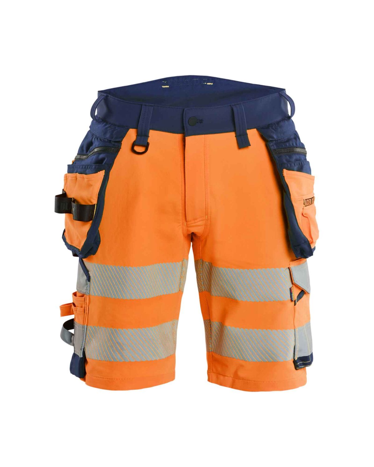 Blåkläder High Vis Short 4-weg stretch - Blaklader - Broeken en shorts, Werkshorts met spijkerzakken