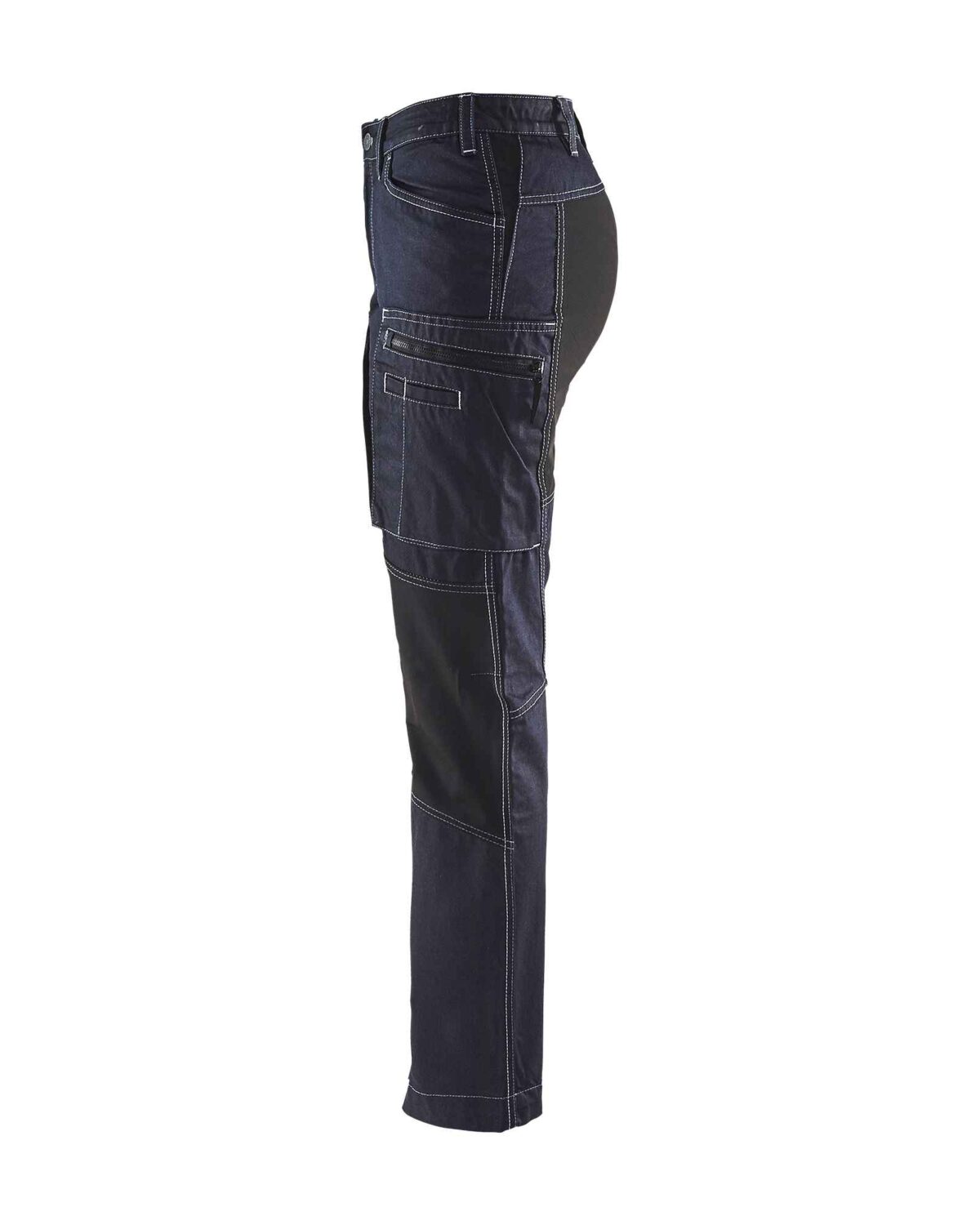 Blåkläder Dames Service werkbroek denim stretch - Broeken en shorts - Werkbroeken