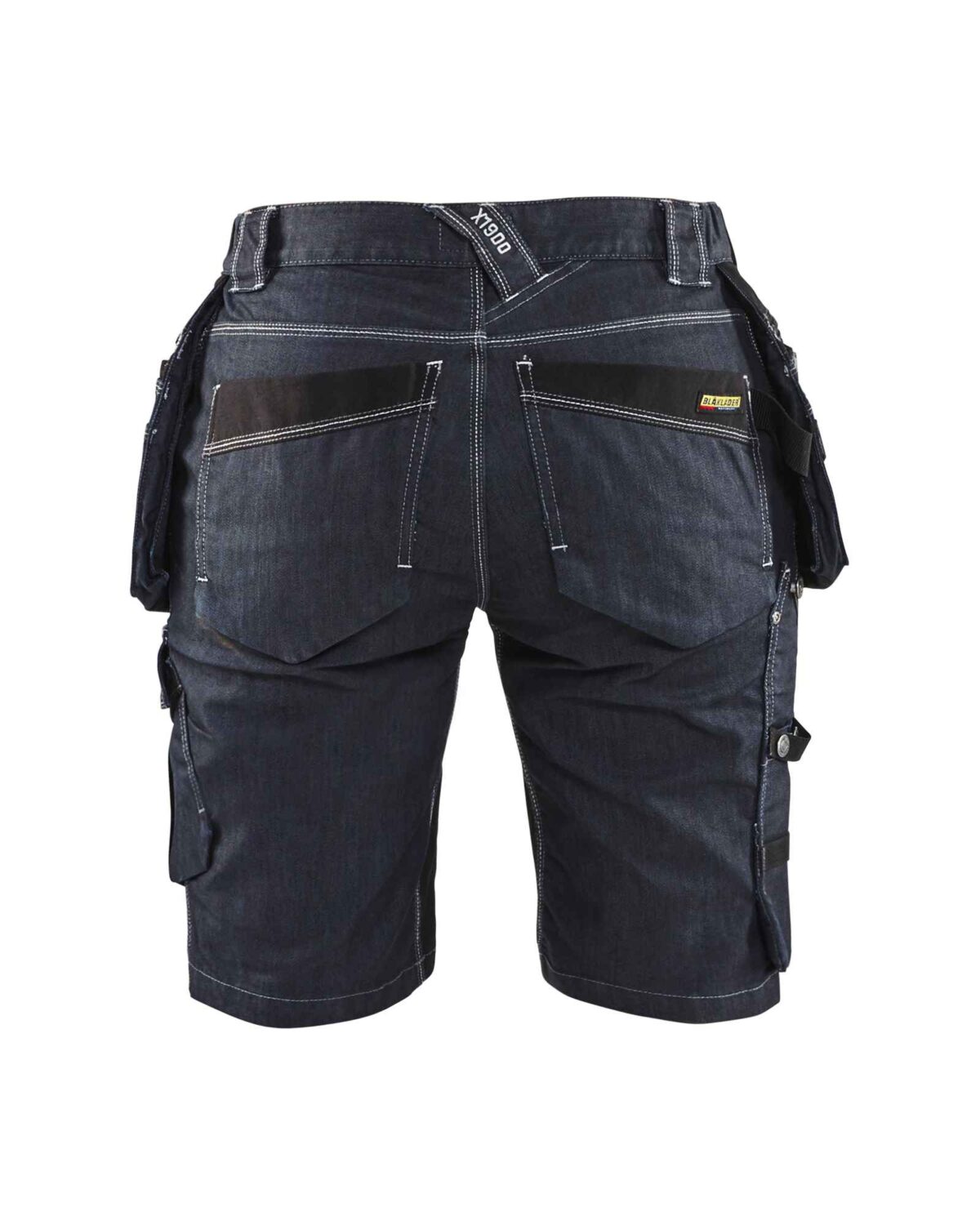 Blåkläder Dames Short Denim Stretch X1900 - Broeken en shorts - Werkshorts