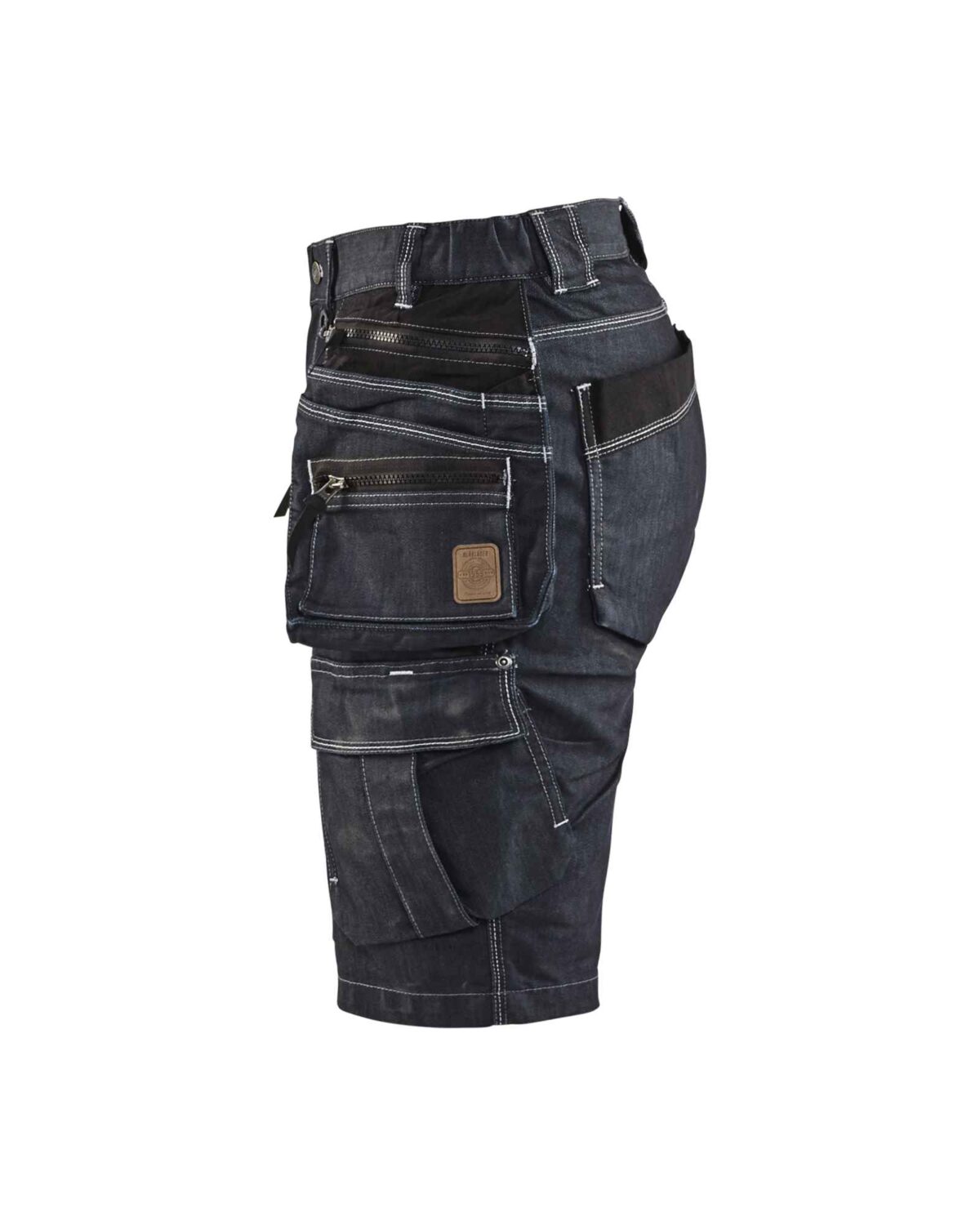 Blåkläder Dames Short Denim Stretch X1900 - Broeken en shorts - Werkshorts