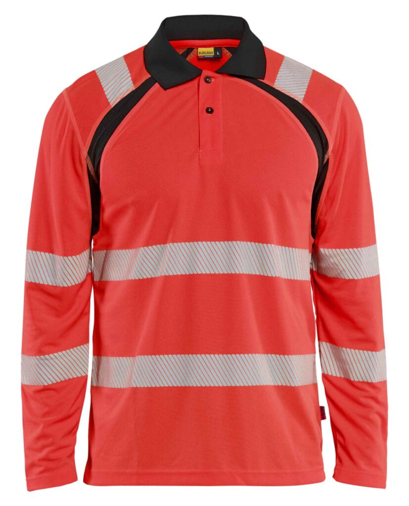 Blåkläder UV-Poloshirt lange mouwen High Vis - T-shirts en polo's - Polo's met lange mouwen