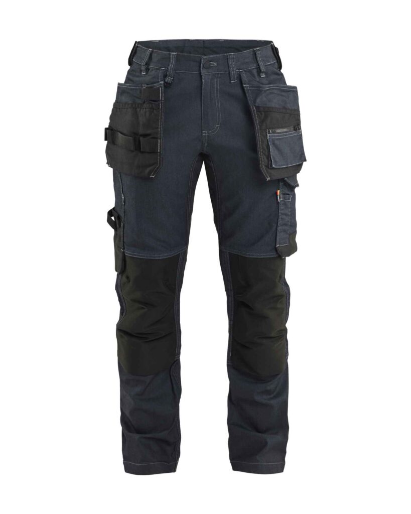 Blåkläder Dames Werkbroek denim stretch met gereedschapszakken - Broeken en shorts - Werkbroeken met spijkerzakken