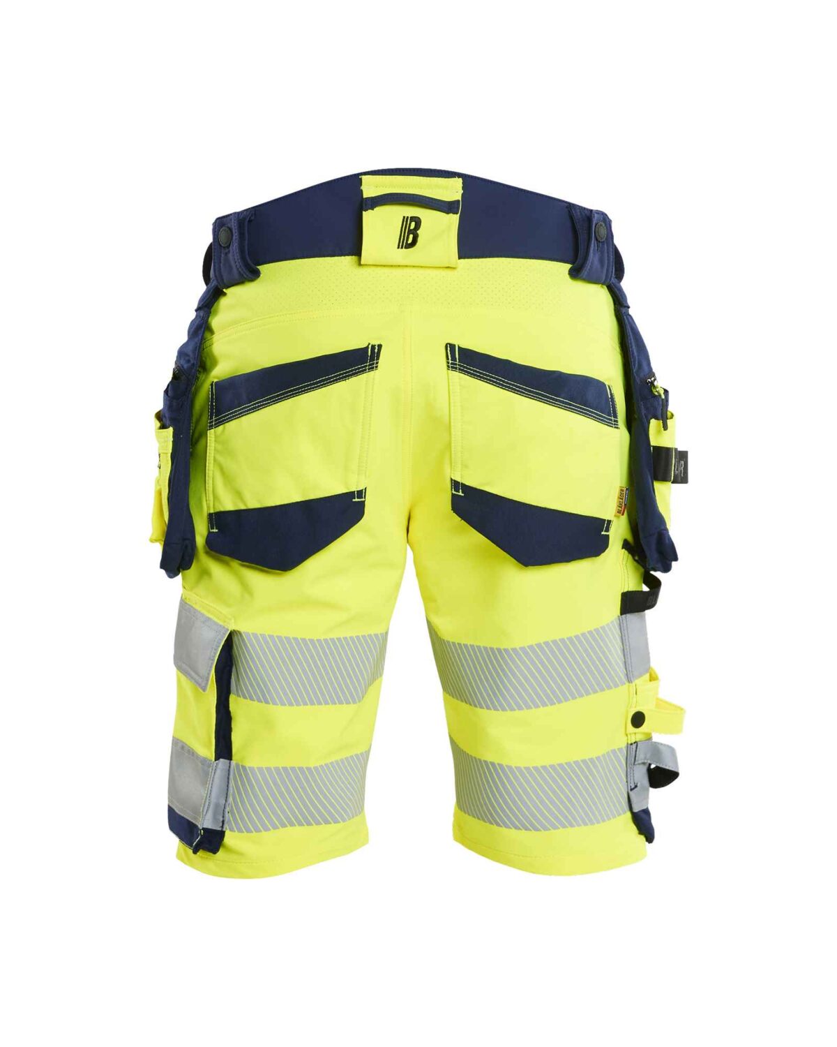 Blåkläder High Vis Short 4-weg stretch - Broeken en shorts - Werkshorts met spijkerzakken