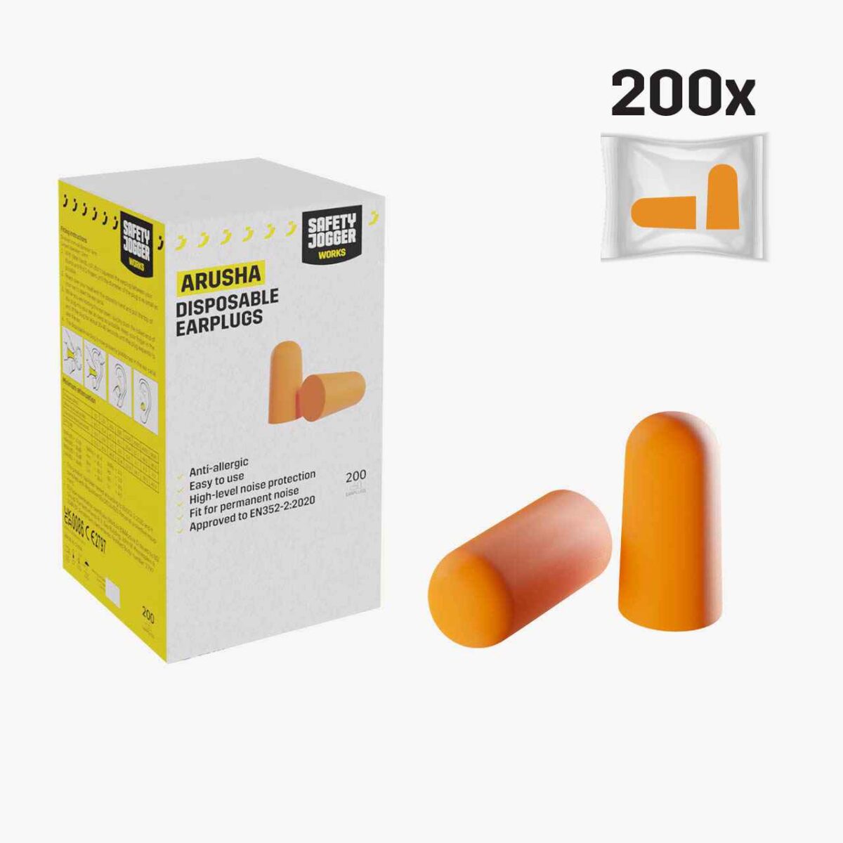 Safety Jogger ARUSHA 200pcs - Accessoires - Gehoorbescherming