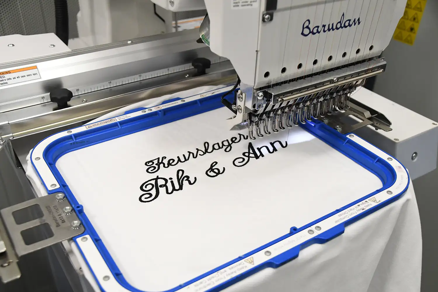 Borduren werkkledij West-Vlaanderen