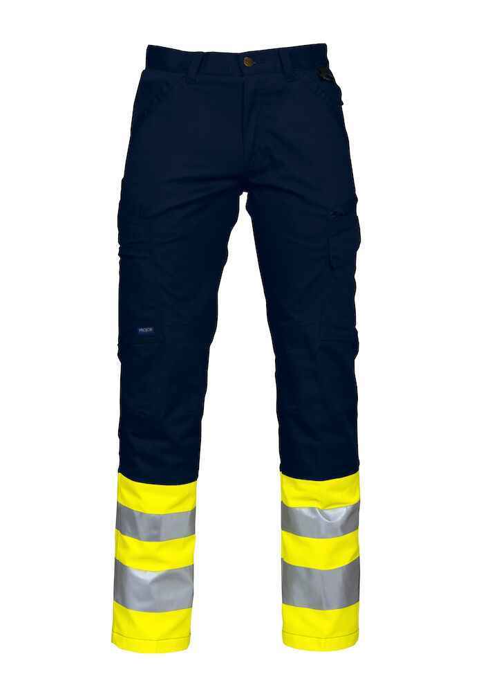 Projob Signalisatiebroek Met Kniezakken En Iso 20471 Klasse 1 - Broeken en shorts - Werkbroeken