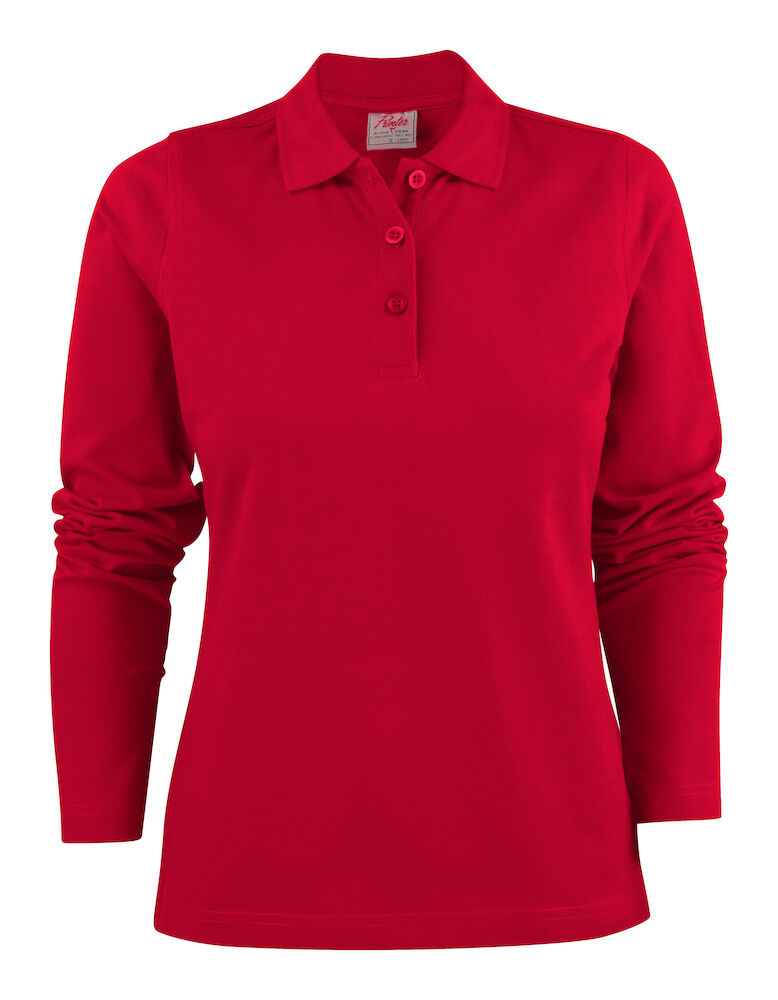Printer Polo Surf Rsx Long Sleeve Lady - T-shirts en polo's - Polo's met lange mouwen