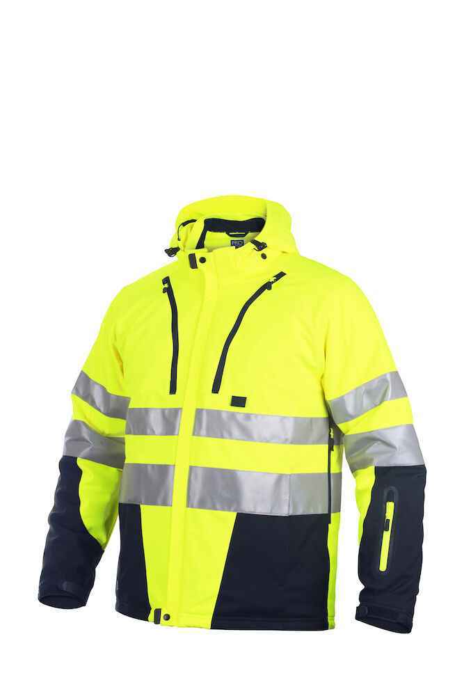 Projob Gevoerde Signalisatiesoftshell En Iso 20471 Klasse 3 - Jassen en bodywarmers - Softshell werkjassen