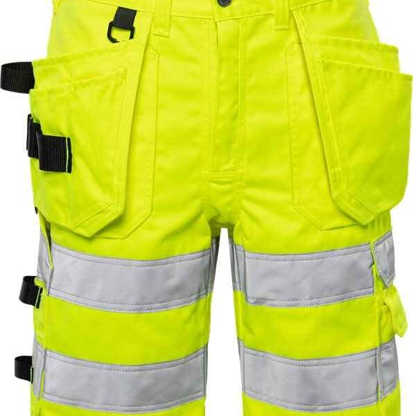 High vis korte broek klasse 2 2028 PLU - Broeken en shorts - Werkshorts met spijkerzakken