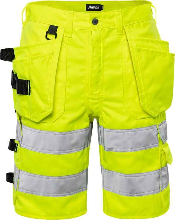 High vis korte broek klasse 2 2028 PLU - Broeken en shorts - Werkshorts met spijkerzakken