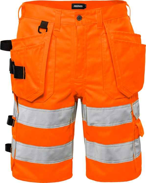 High vis korte broek klasse 2 2028 PLU - Broeken en shorts - Werkshorts met spijkerzakken