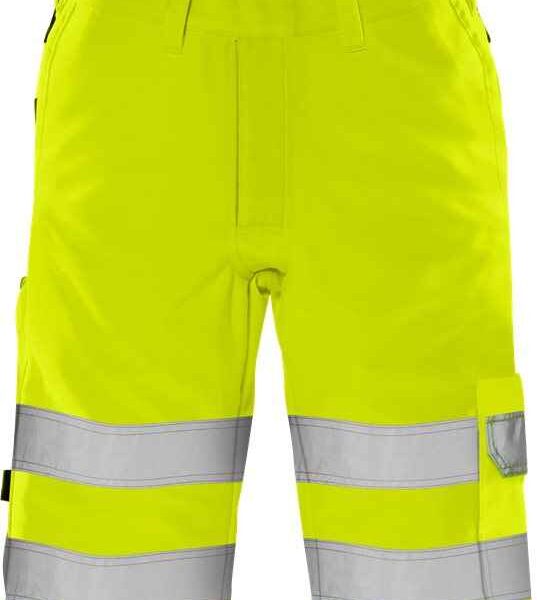 High vis Green korte broek klasse 2 2650 GPLU - Broeken en shorts - Werkshorts