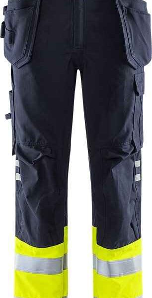 Flamestat high vis werkbroek klasse 1 2074 ATHS - Broeken en shorts - Werkbroeken met spijkerzakken