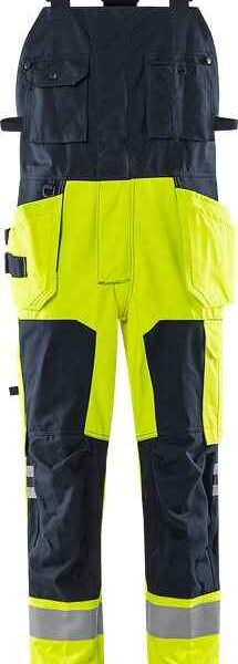 Flamestat high vis Amerikaanse overall klasse 2 1075 ATHS - Broeken en shorts - Bretelbroeken