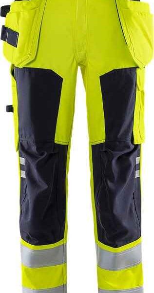 Flamestat High vis werkbroek 2075 ATHS - Broeken en shorts - Werkbroeken met spijkerzakken