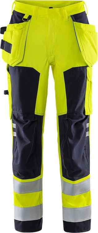 Flamestat High vis werkbroek 2075 ATHS - Broeken en shorts - Werkbroeken met spijkerzakken