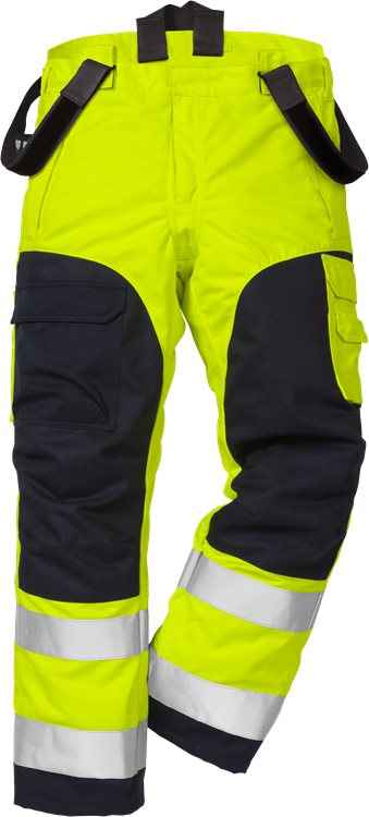 Flamestat high vis winterbroek klasse 2 2085 ATHS - Broeken en shorts - Werkbroeken met spijkerzakken