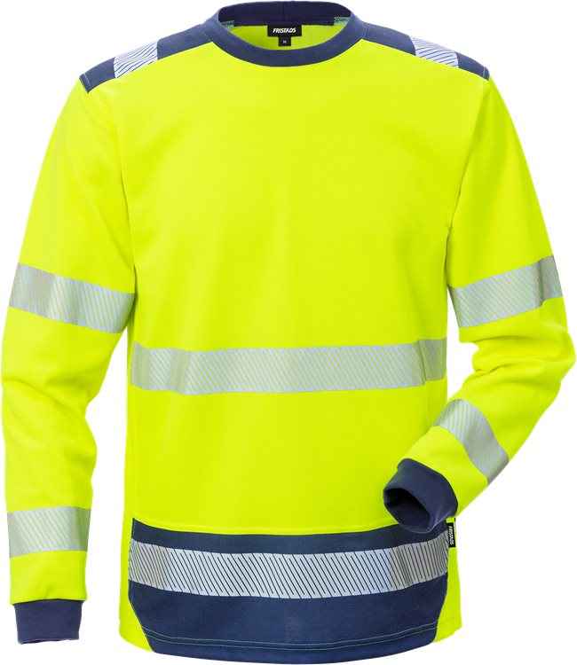 High vis T-shirt lange mouwen klasse 3 7724 THV - T-shirts en polo's - T-shirts met lange mouwen