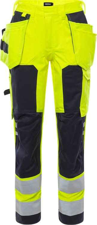 Flamestat high vis werkbroek dames klasse 2 2775 ATHS - Broeken en shorts - Werkbroeken met spijkerzakken