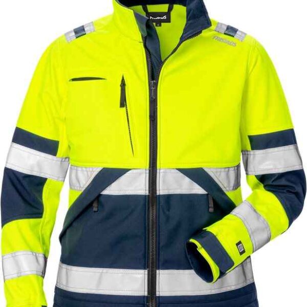 High vis softshelljack dames klasse 2 4183 WYH - Jassen en bodywarmers - Softshell werkjassen