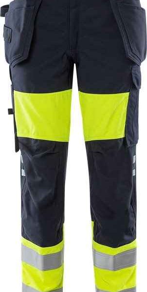 Flamestat high vis werkbroek dames klasse 1 2777 ATHS - Broeken en shorts - Werkbroeken met spijkerzakken