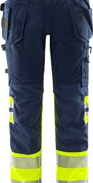 High vis werkbroek stretch klasse 1 2706 PLU - Broeken en shorts - Werkbroeken met spijkerzakken
