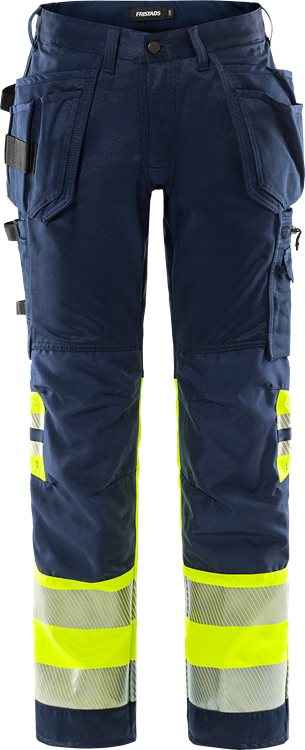 High vis werkbroek stretch klasse 1 2706 PLU - Broeken en shorts - Werkbroeken met spijkerzakken