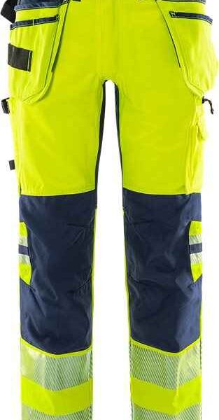 High vis werkbroek stretch klasse 2 2707 PLU - Broeken en shorts - Werkbroeken met spijkerzakken