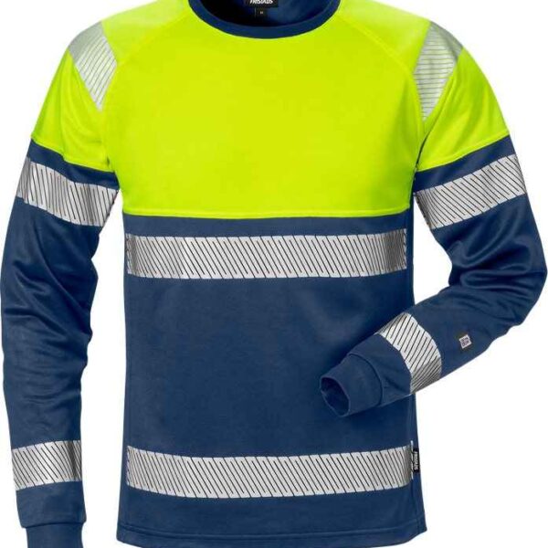 High vis T-shirt met lange mouwen klasse 1 7519 THV - T-shirts en polo's - T-shirts met lange mouwen